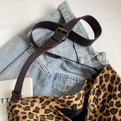 Leopard Adjustable Strap Tote Bag-Teresa&#39;s Fashionista LLC