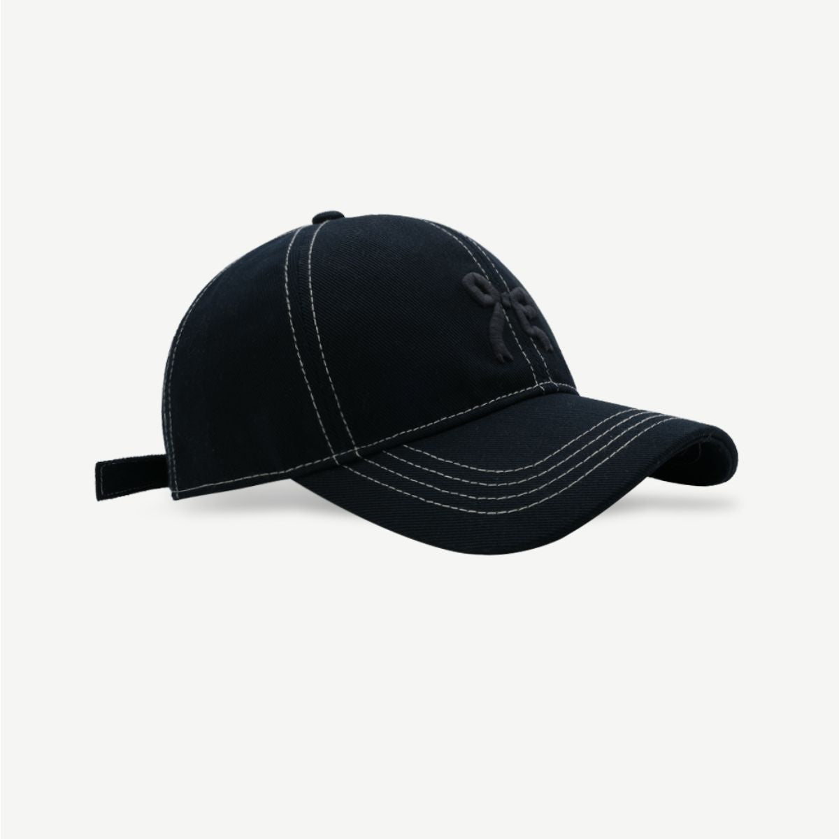 Bow Graphic Cotton Baseball Hat-Teresa&#39;s Fashionista LLC