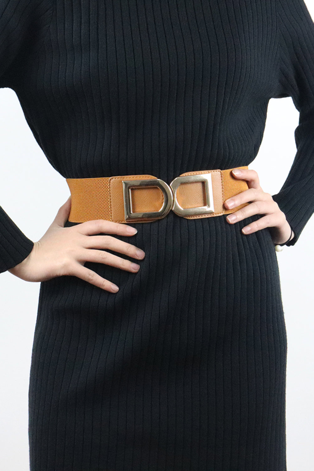 Double D Buckle PU Belt-Teresa&#39;s Fashionista LLC