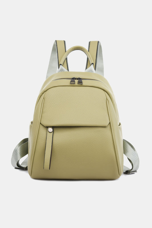 Medium PU Leather Backpack-Teresa&#39;s Fashionista LLC