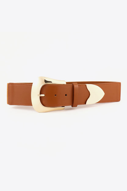 Elastic Wide PU Belt-Teresa&#39;s Fashionista LLC