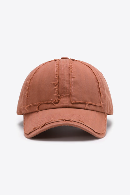 Distressed Adjustable Baseball Cap-Teresa&#39;s Fashionista LLC