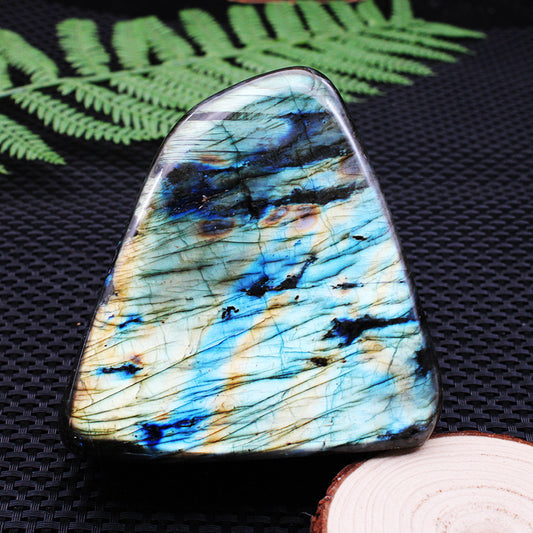 Natural Labradorite Rough Stone Ornament Crystal-Teresa&#39;s Fashionista LLC