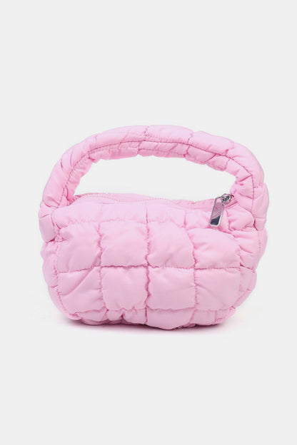 Zenana Quilted Micro Puffy Handbag-Teresa&#39;s Fashionista LLC