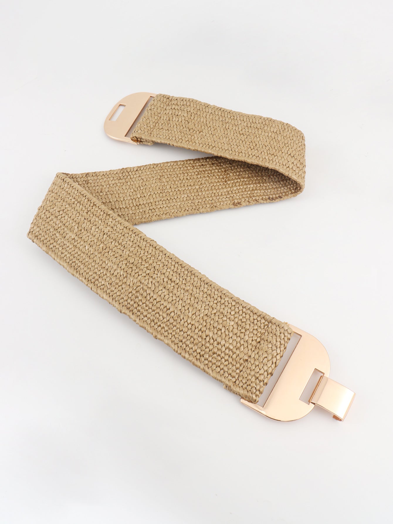 Alloy Buckle Elastic Belt-Teresa&#39;s Fashionista LLC