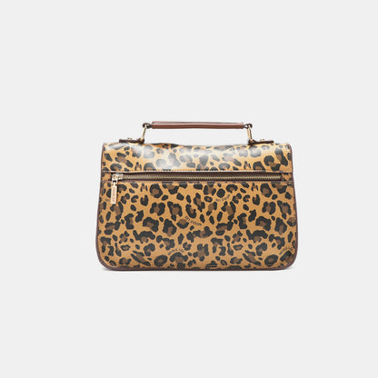 Nicole Lee USA Leopard Top Handle Handbag-Teresa&#39;s Fashionista LLC