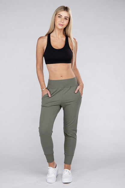 Comfy Stretch Lounge Sweat Pants-Teresa&#39;s Fashionista LLC