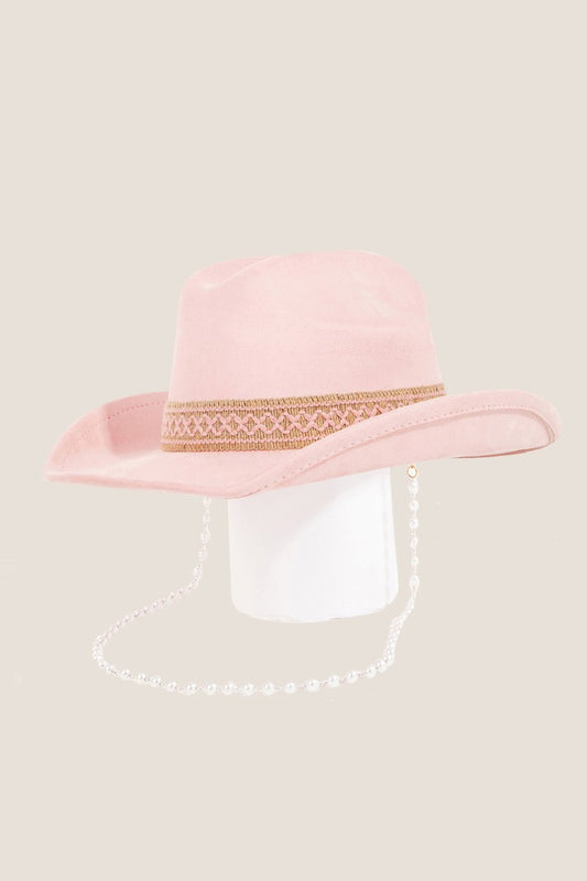 Fame Ornate Band Cowboy Hat-Teresa&#39;s Fashionista LLC