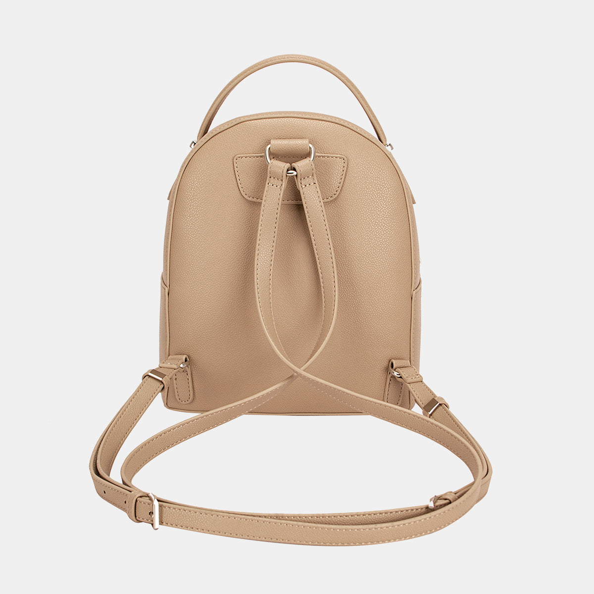 David Jones PU Leather Backpack Bag-Teresa&#39;s Fashionista LLC