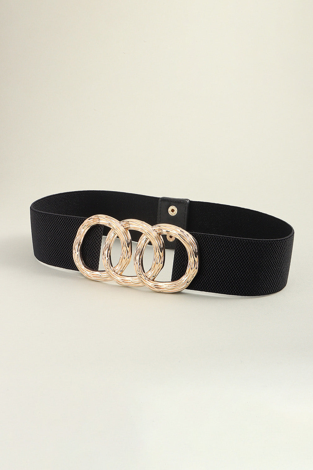 Zinc Alloy Buckle Elastic Wide Belt-Teresa&#39;s Fashionista LLC