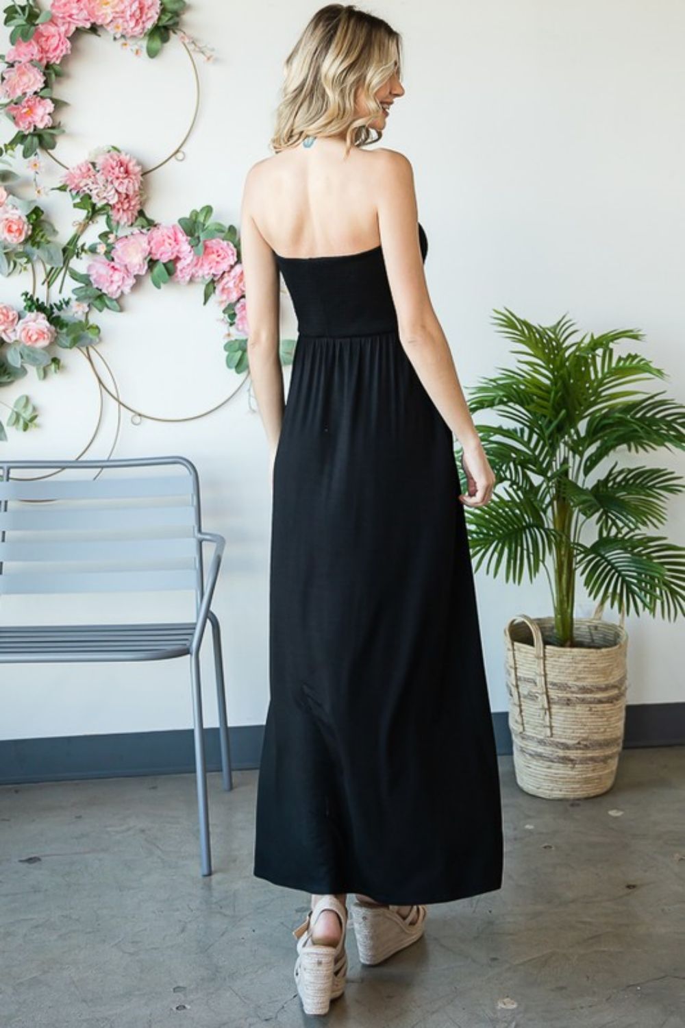 Heimish Full Size Strapless Maxi Dress-Teresa&#39;s Fashionista LLC