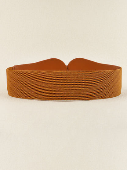 PU Elastic Wide Belt-Teresa&#39;s Fashionista LLC