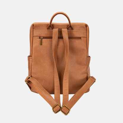 David Jones PU Leather Backpack Bag-Teresa&#39;s Fashionista LLC