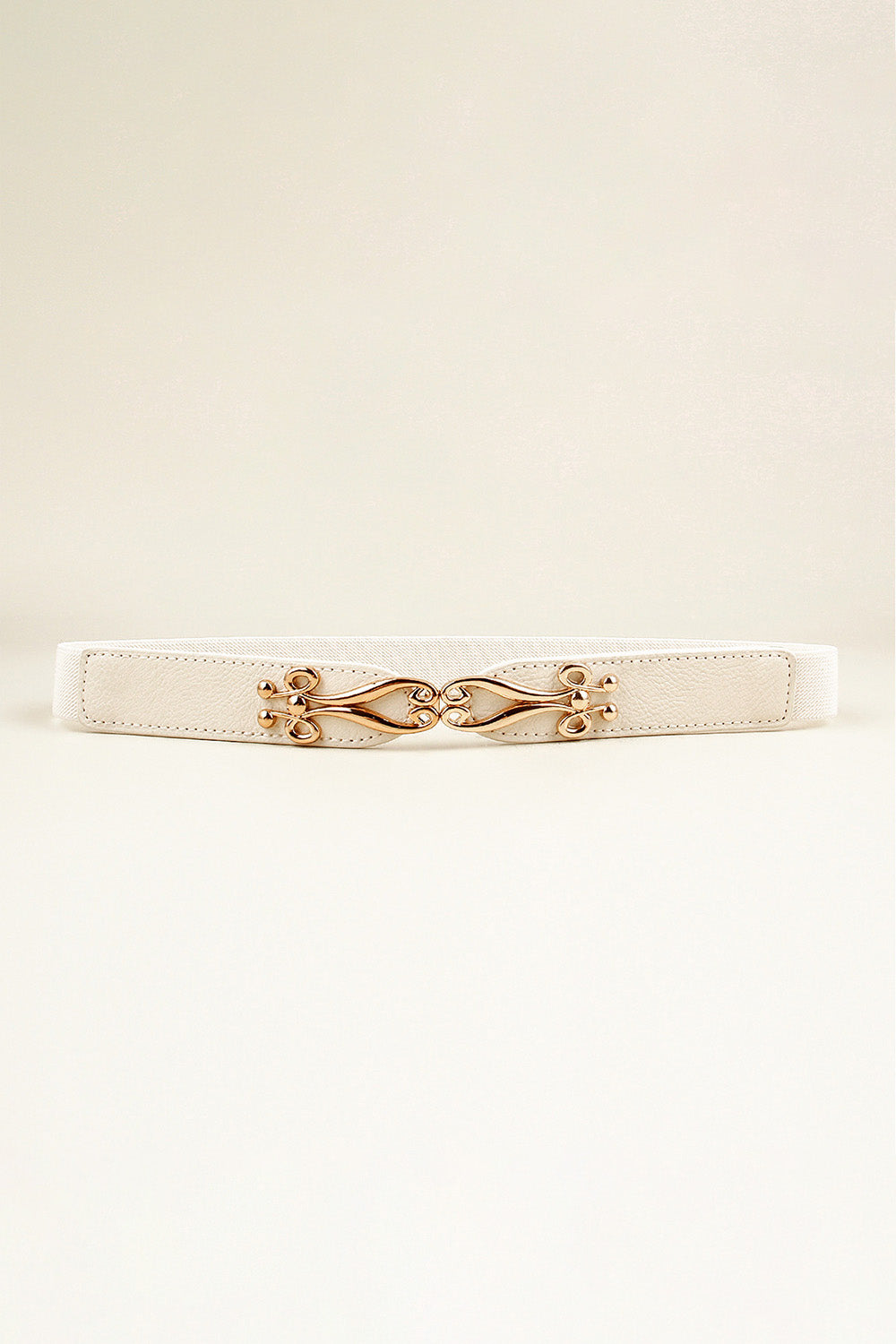 Alloy Buckle Elastic Belt-Teresa&#39;s Fashionista LLC