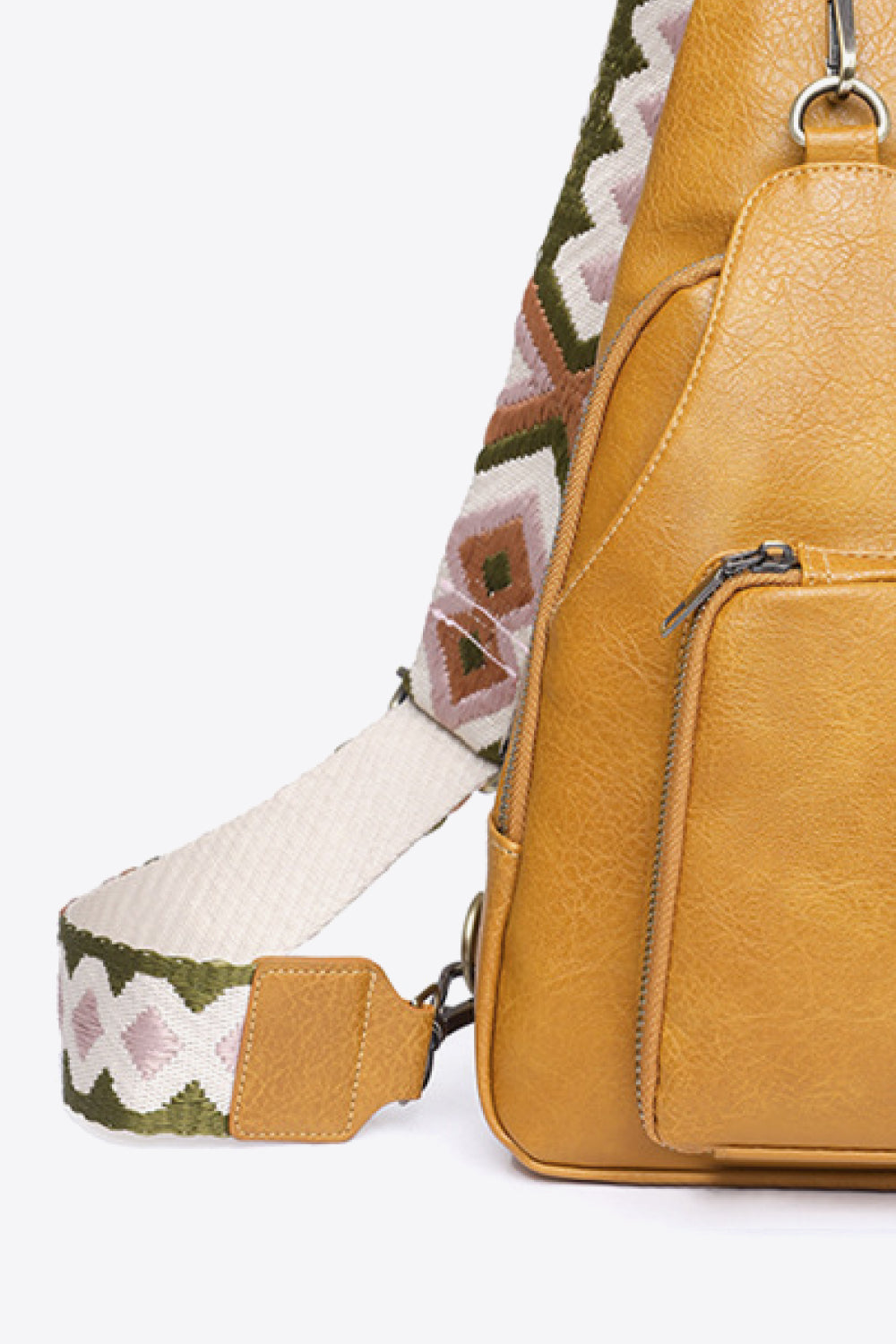 Adored Take A Trip PU Leather Sling Bag-Teresa&#39;s Fashionista LLC