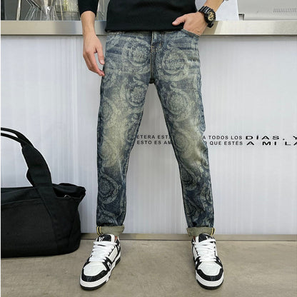 Fashion Men's Jeans Casual Stretch Pants-Teresa&#39;s Fashionista LLC