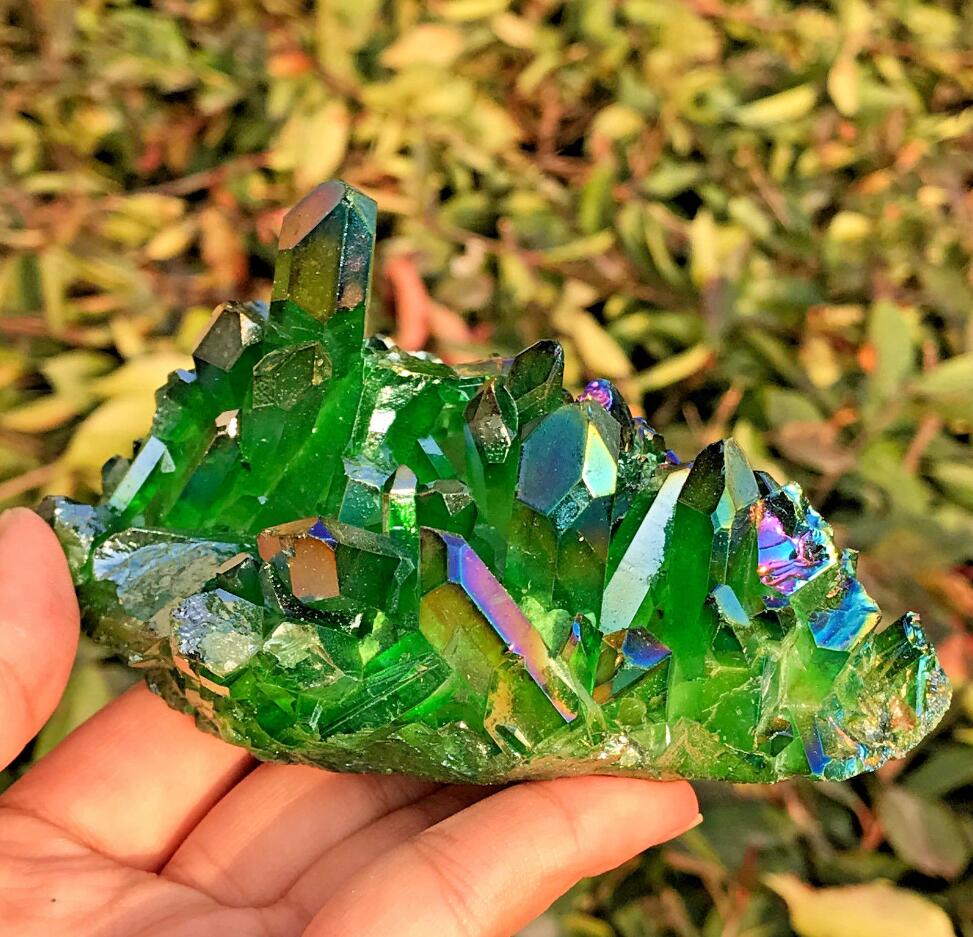 Crystal Energy Poly Prism Rough Stone Ornaments-Teresa&#39;s Fashionista LLC