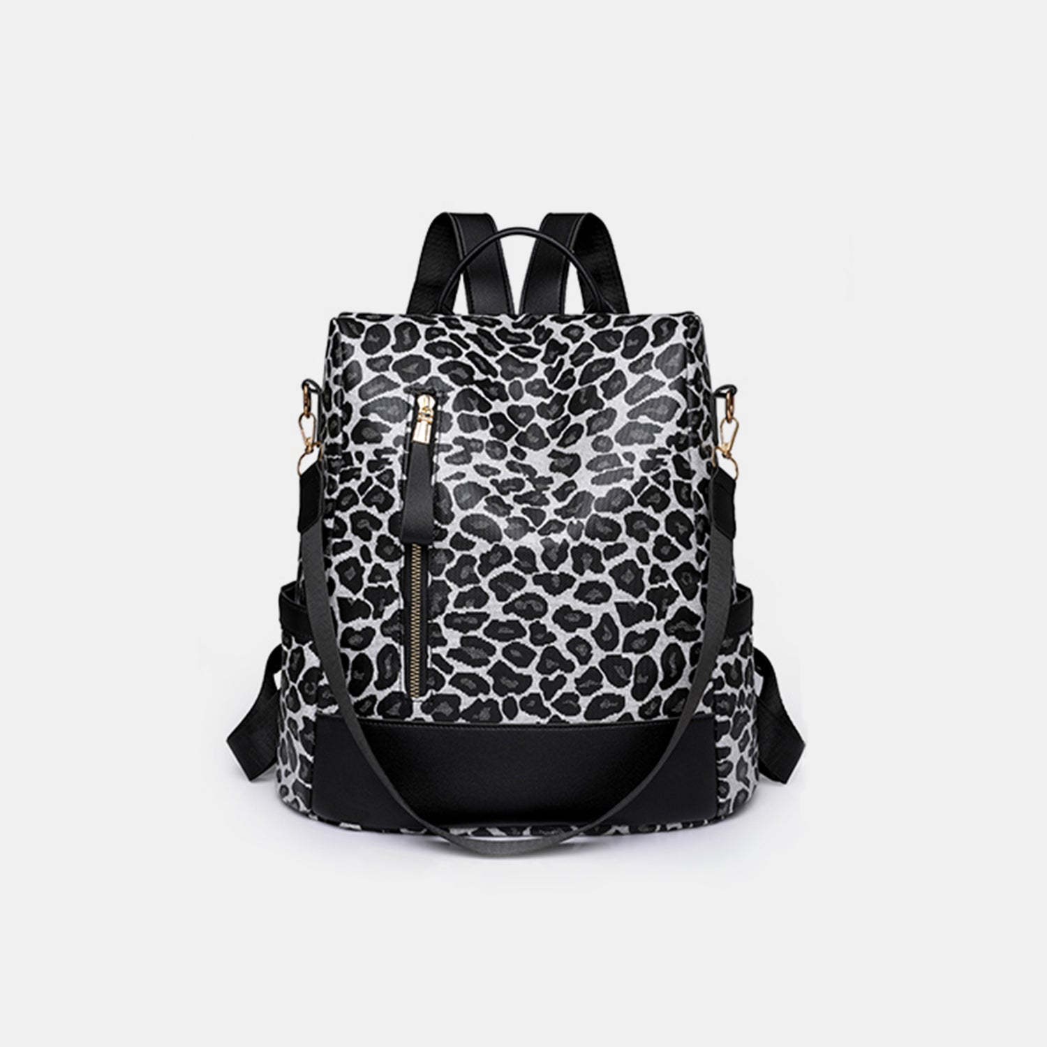 Leopard PU Leather Backpack Bag-Teresa&#39;s Fashionista LLC