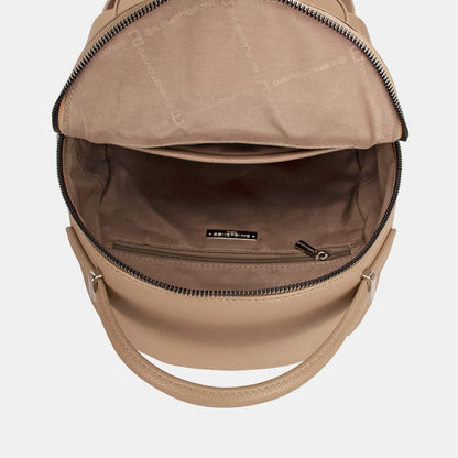 David Jones PU Leather Backpack Bag-Teresa&#39;s Fashionista LLC