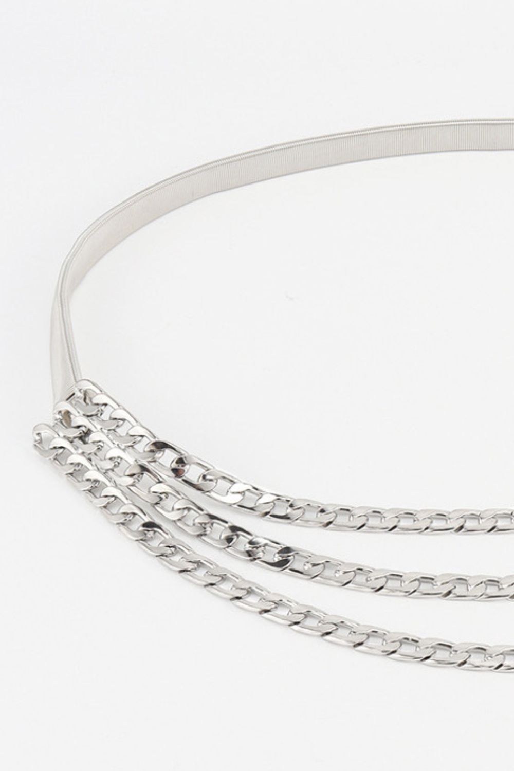 Metal Triple-Layered Chain Belt-Teresa&#39;s Fashionista LLC