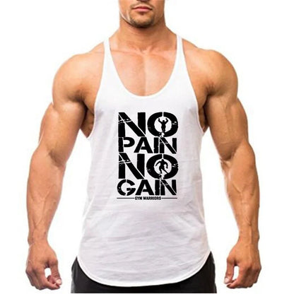 New Arrivals Bodybuilding Cotton Gym Sleeveless Tank Top for Men-Teresa&#39;s Fashionista LLC