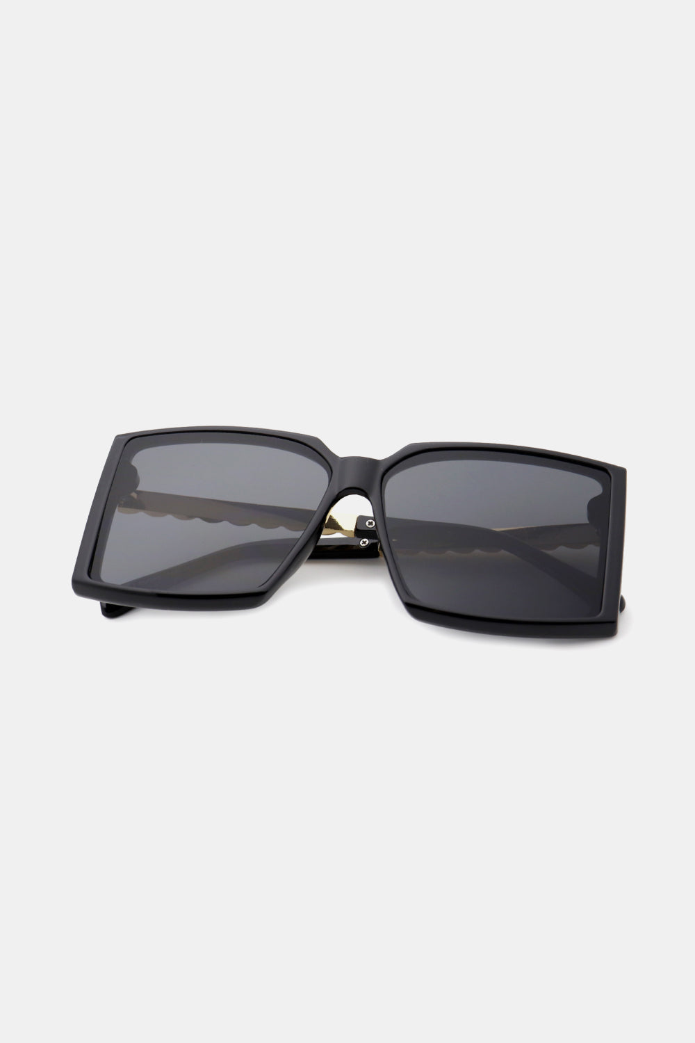 Polycarbonate Frame Square Sunglasses-Teresa&#39;s Fashionista LLC