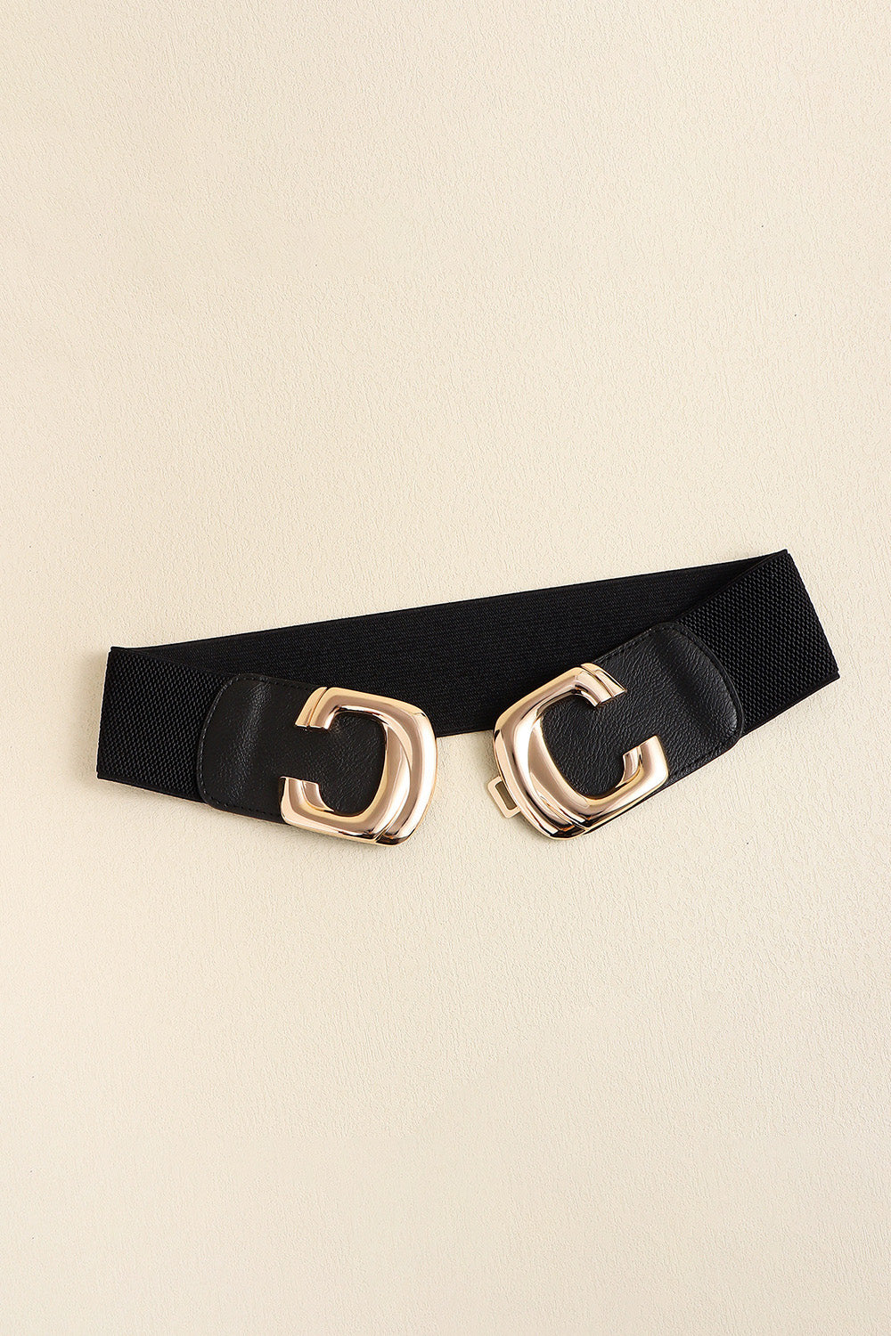 Zinc Alloy Buckle Elastic Wide Belt-Teresa&#39;s Fashionista LLC