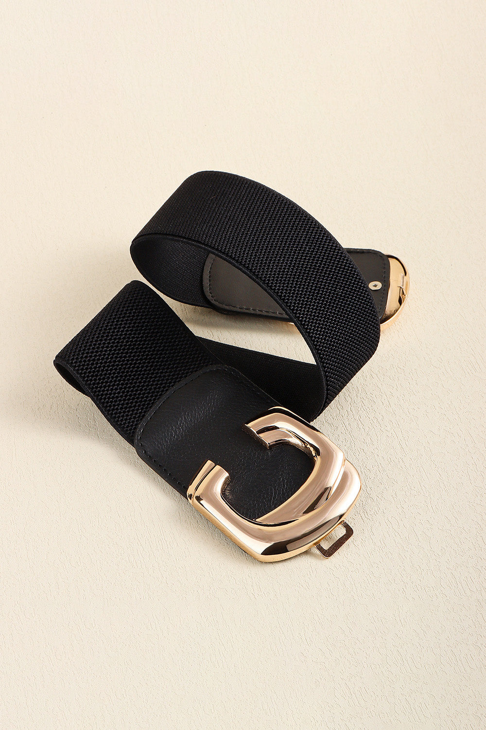 Zinc Alloy Buckle Elastic Wide Belt-Teresa&#39;s Fashionista LLC