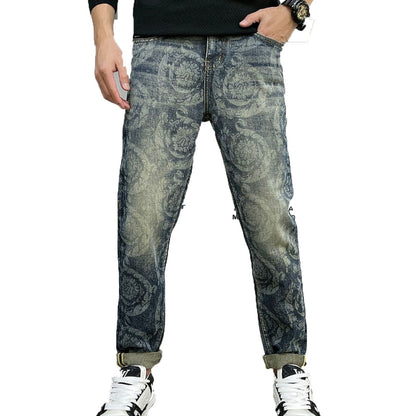 Fashion Men's Jeans Casual Stretch Pants-Teresa&#39;s Fashionista LLC