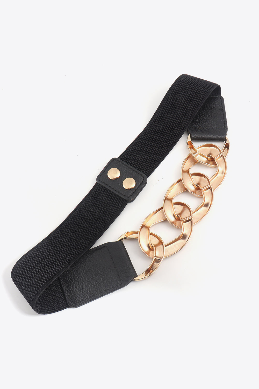 Chain Detail Elastic Belt-Teresa&#39;s Fashionista LLC