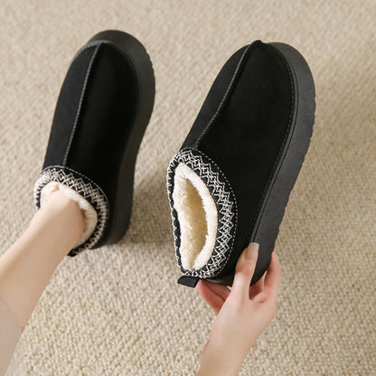 Faux Fur Center-Seam Slippers-Teresa&#39;s Fashionista LLC