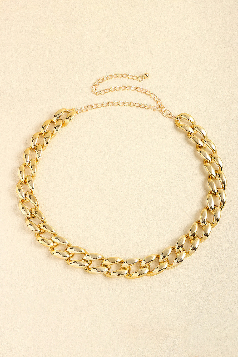 1" Width Acrylic Curb Chain Belt-Teresa&#39;s Fashionista LLC