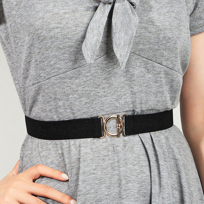 Toggle Clasp Elastic Belt-Teresa&#39;s Fashionista LLC