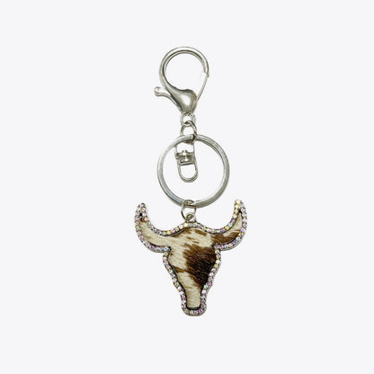 Bull Shape Key Chain-Teresa&#39;s Fashionista LLC