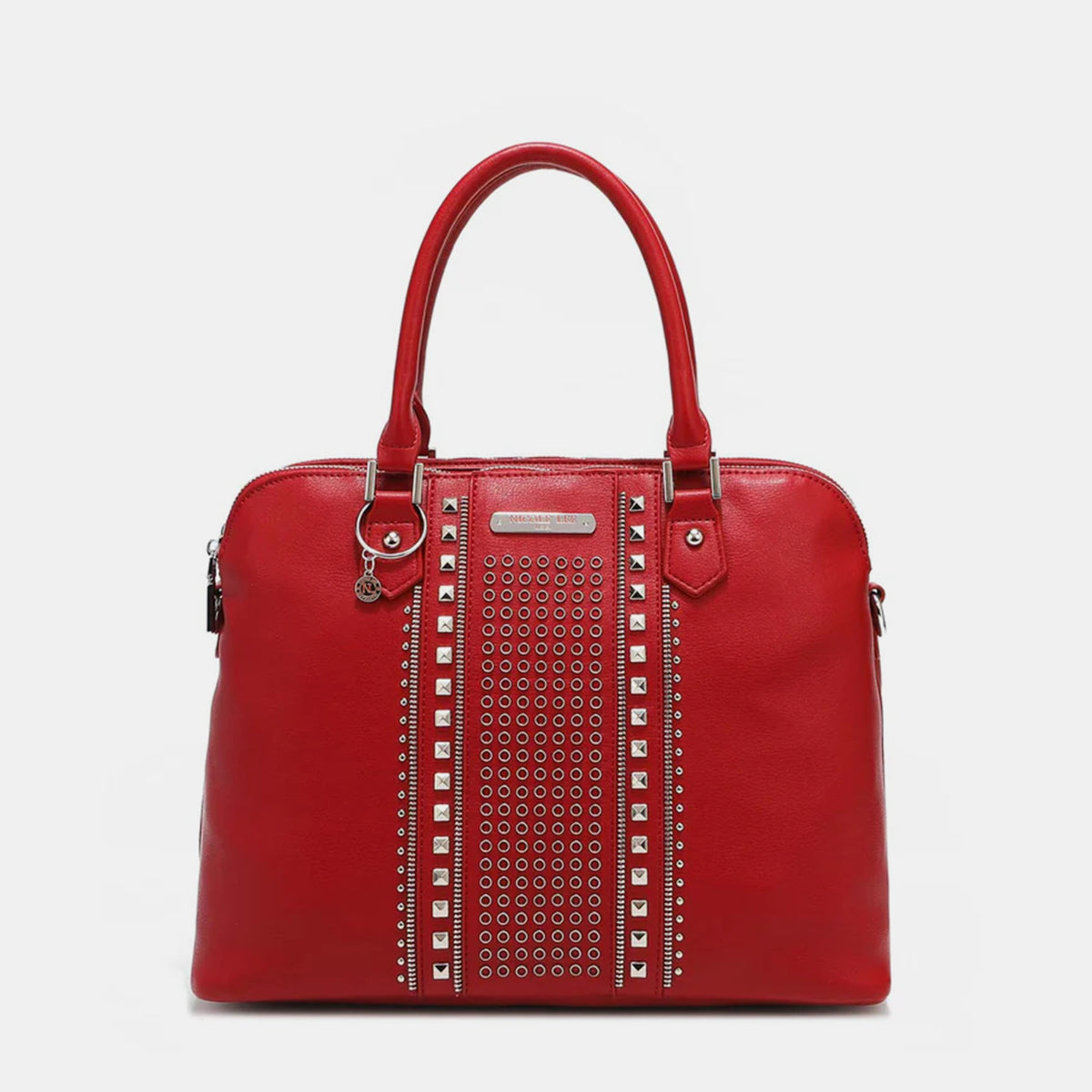 Nicole Lee USA Studded Decor Handbag-Teresa&#39;s Fashionista LLC