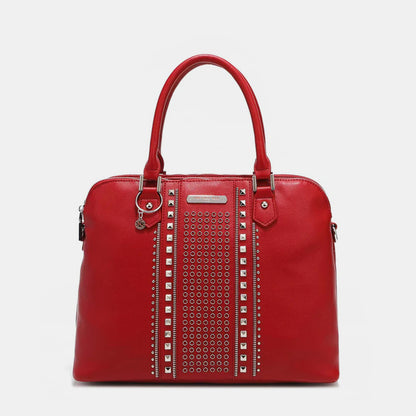 Nicole Lee USA Studded Decor Handbag-Teresa&#39;s Fashionista LLC