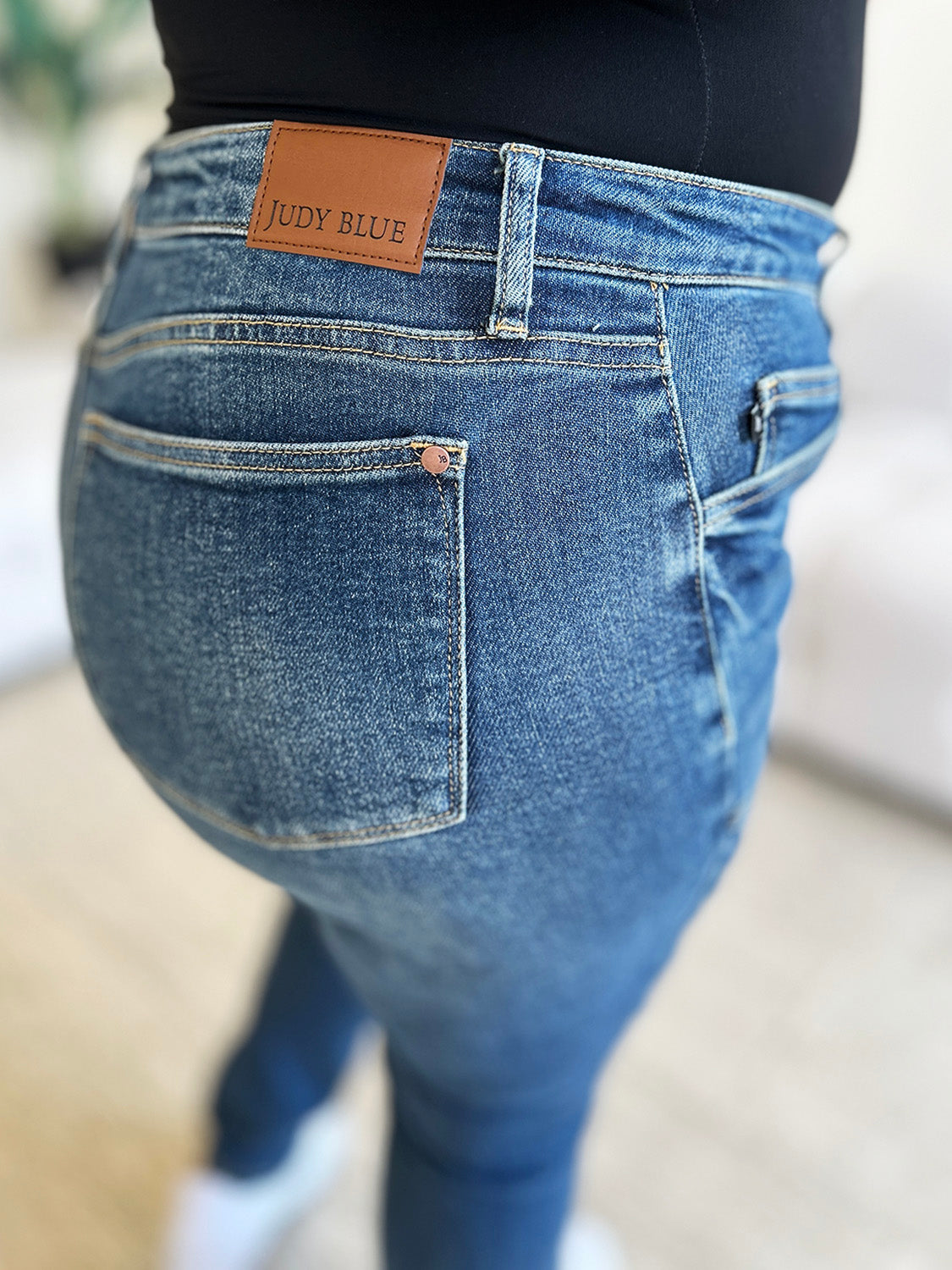 Judy Blue Full Size High Waist Skinny Jeans-Teresa&#39;s Fashionista LLC