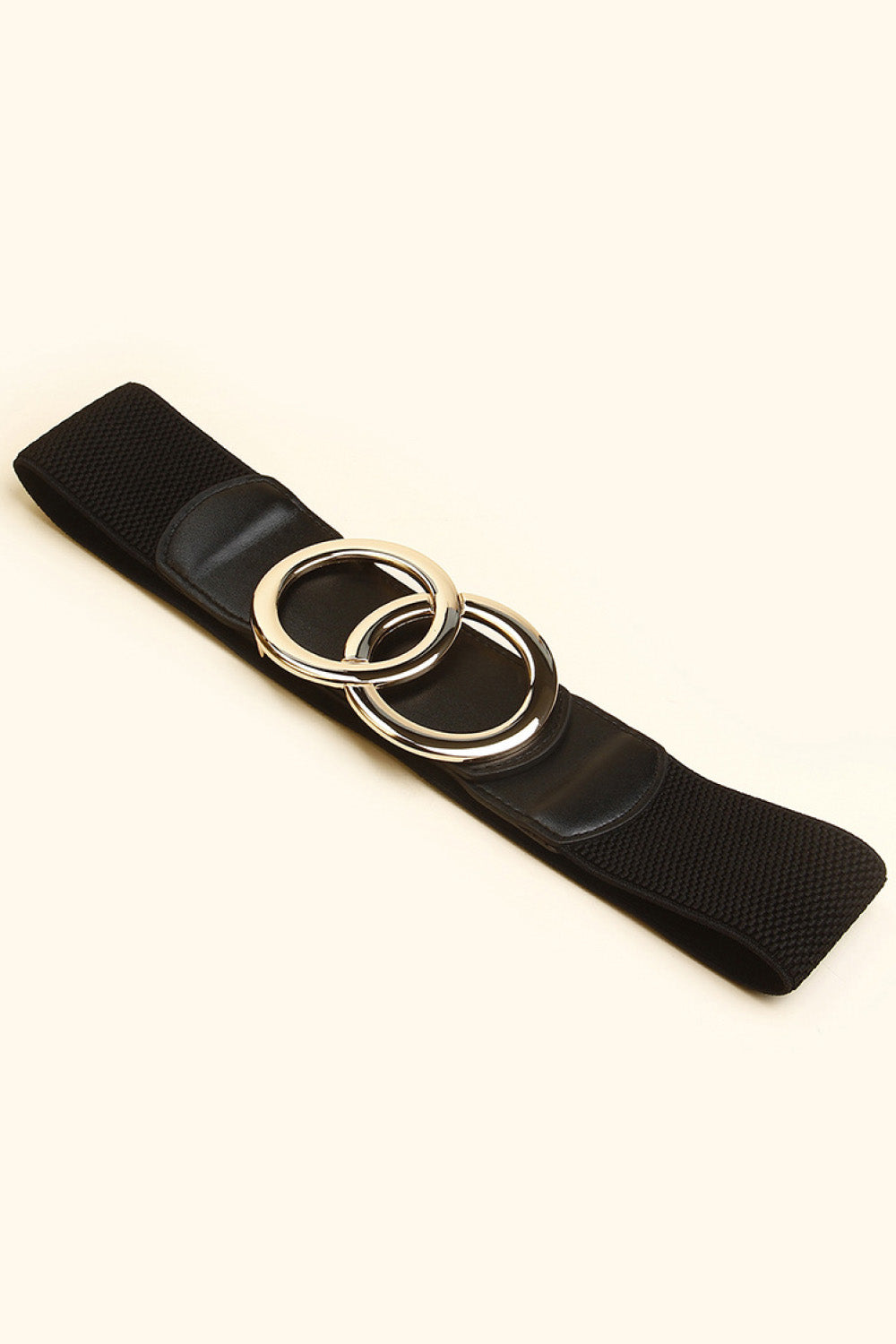 Zinc Alloy Buckle Elastic PU Belt-Teresa&#39;s Fashionista LLC