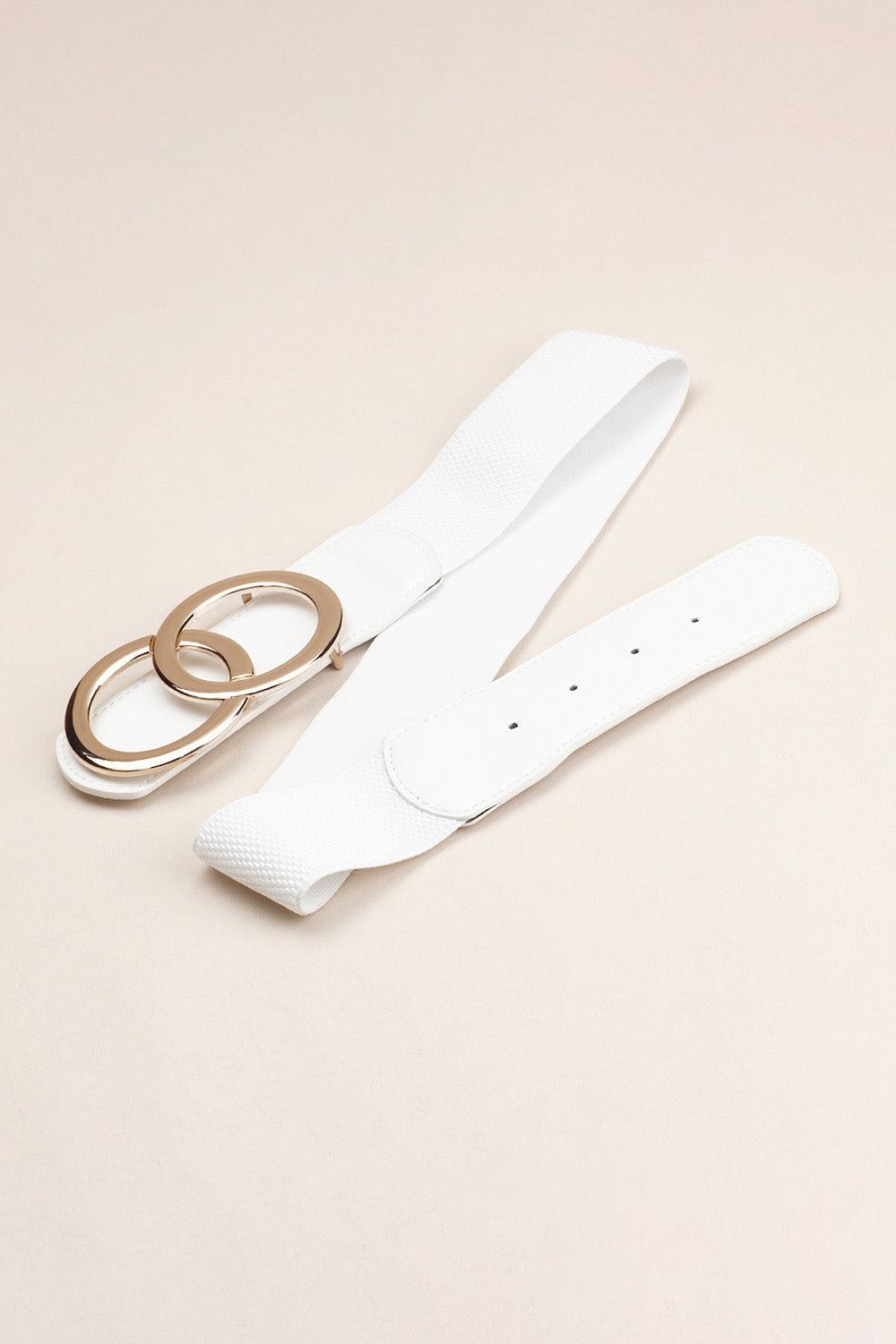 Zinc Alloy Buckle Elastic PU Belt-Teresa&#39;s Fashionista LLC