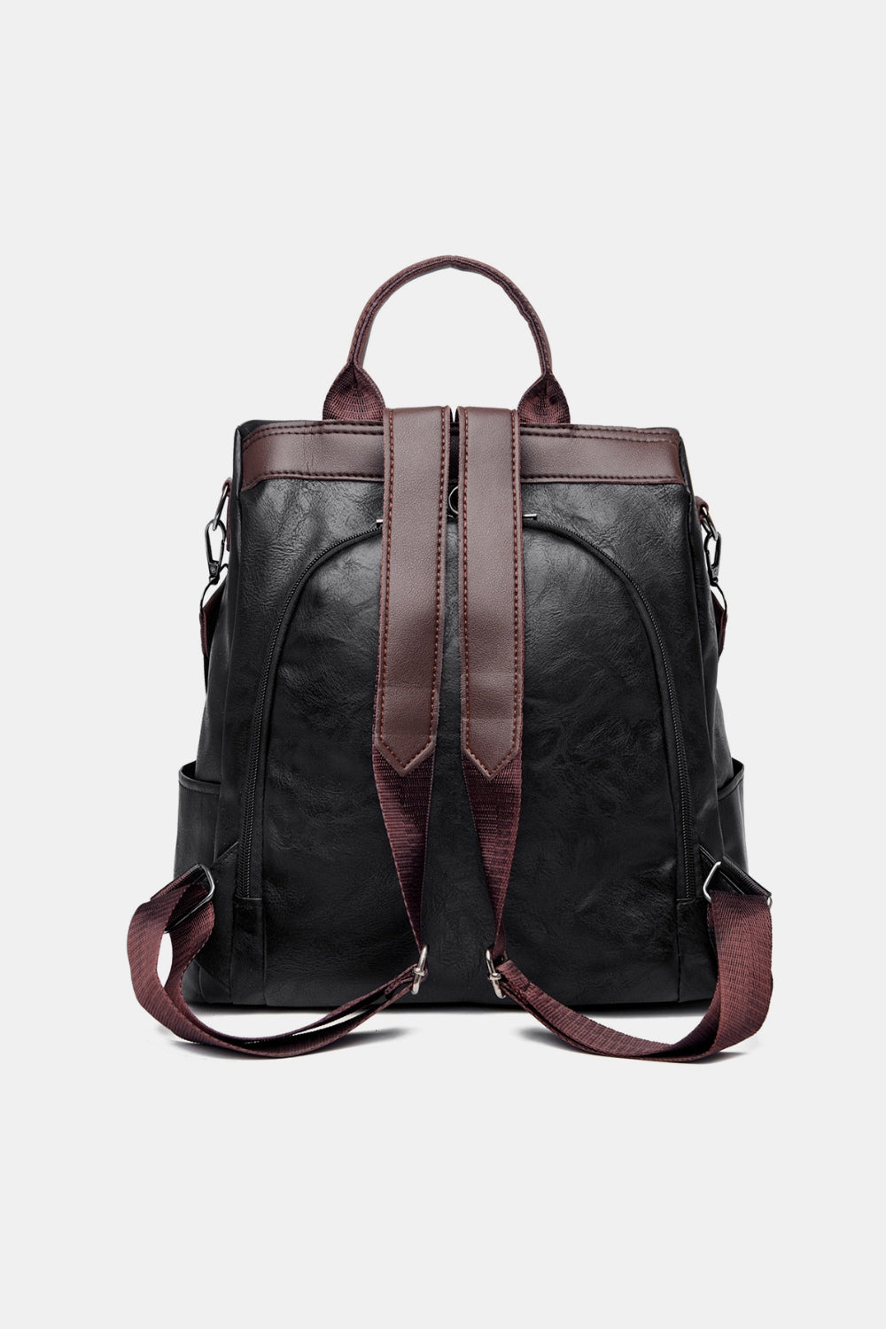 PU Leather Large Backpack Bag-Teresa&#39;s Fashionista LLC