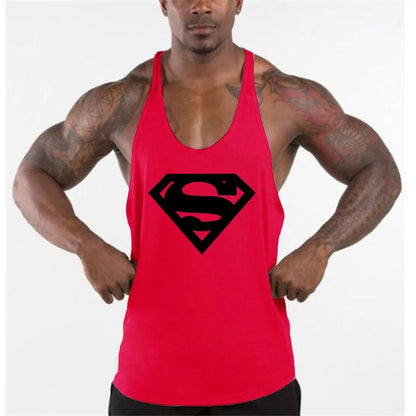 New Arrivals Bodybuilding Cotton Gym Sleeveless Tank Top for Men-Teresa&#39;s Fashionista LLC