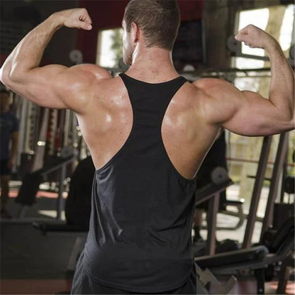 New Arrivals Bodybuilding Cotton Gym Sleeveless Tank Top for Men-Teresa&#39;s Fashionista LLC