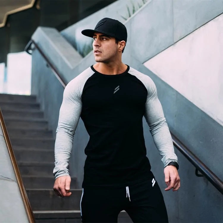 Men's Slim Fit Long Sleeve T-Shirts for Spring/Summer-Teresa&#39;s Fashionista LLC