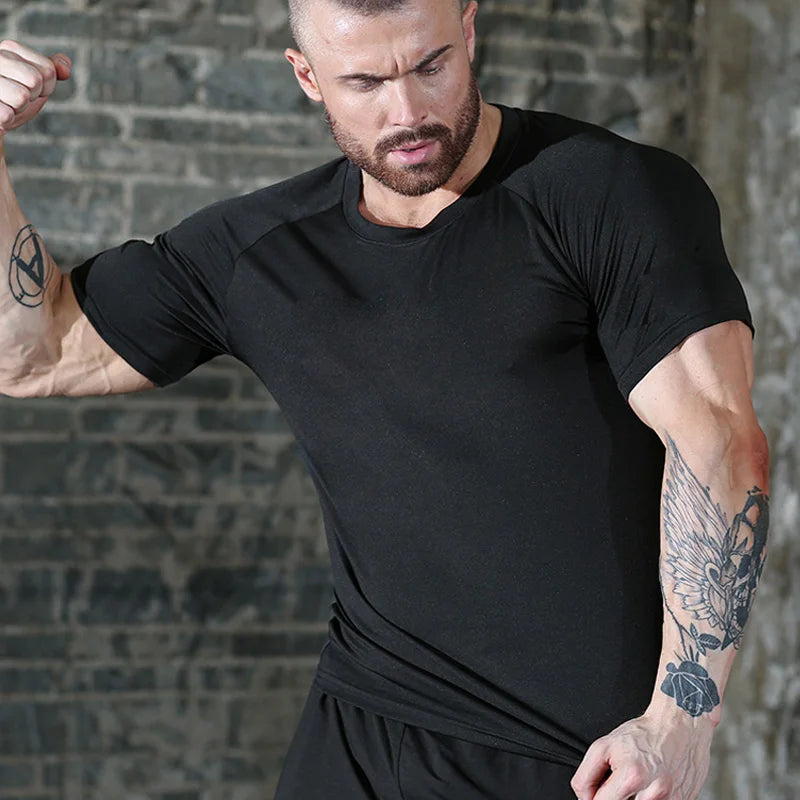 Compression Running Shirt for Men-Teresa&#39;s Fashionista LLC