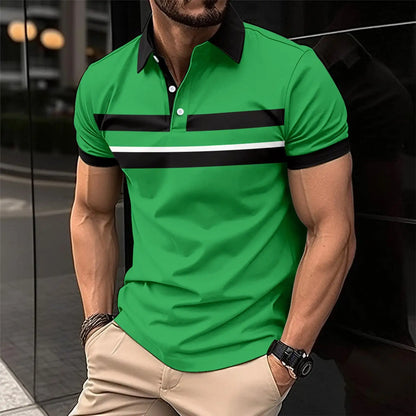 Men's Casual Collar Polo-Teresa&#39;s Fashionista LLC