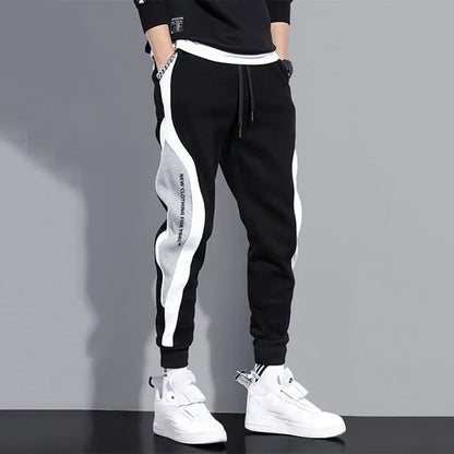 New Casual Pants Men Fitness Sportswear Tracksuit-Teresa&#39;s Fashionista LLC