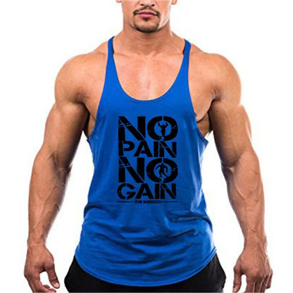 New Arrivals Bodybuilding Cotton Gym Sleeveless Tank Top for Men-Teresa&#39;s Fashionista LLC