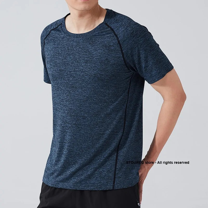 Men's Quick Dry Compression Running T-Shirts: Fitness & Soccer Sportswear-Teresa&#39;s Fashionista LLC