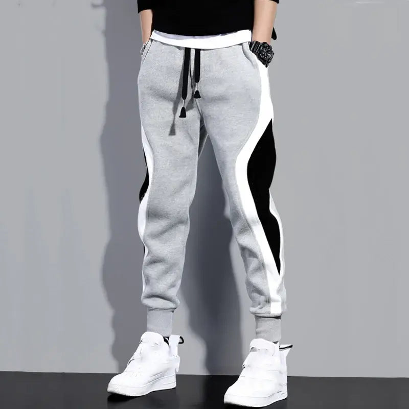 New Casual Pants Men Fitness Sportswear Tracksuit-Teresa&#39;s Fashionista LLC