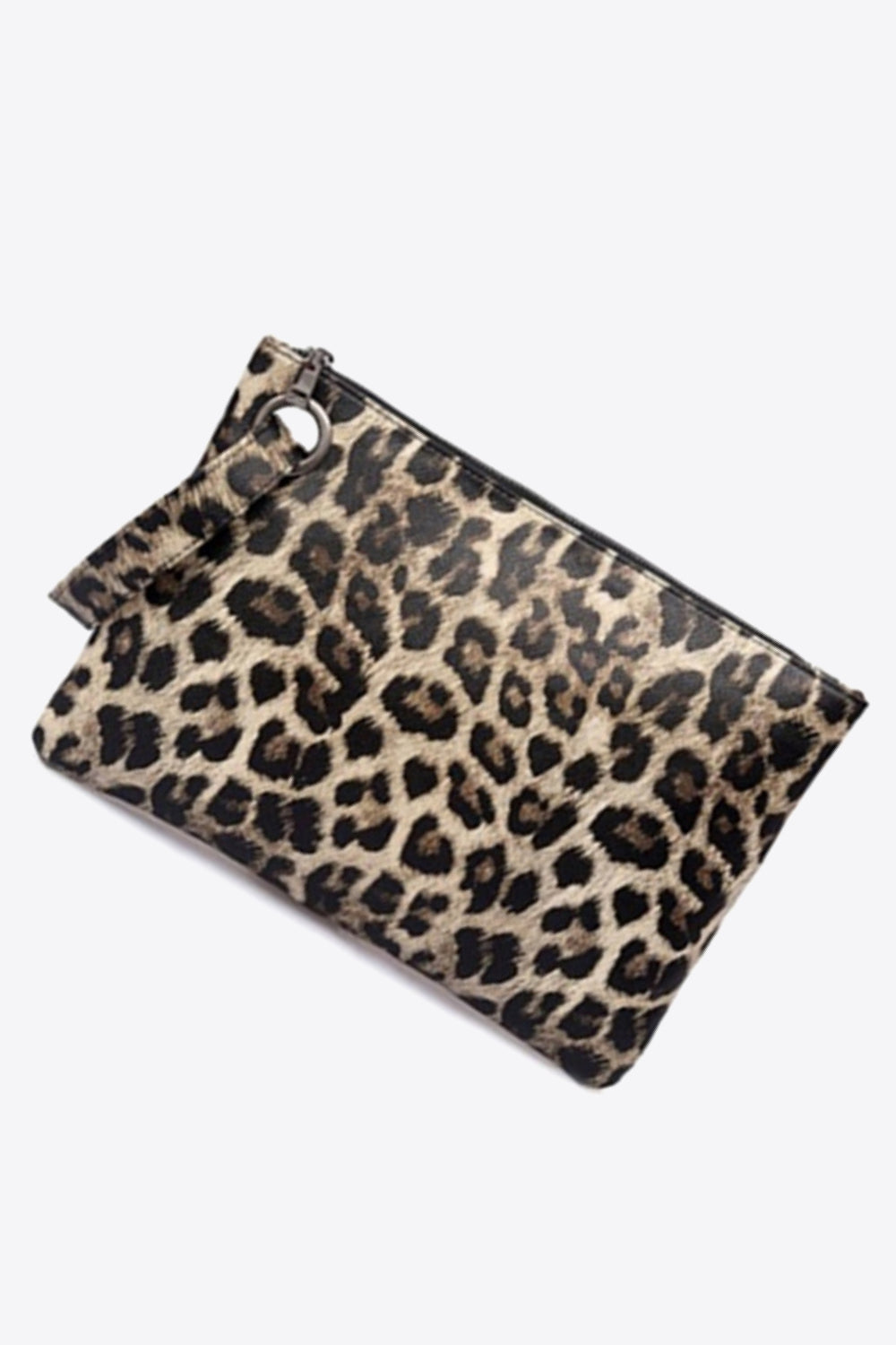 Leopard PU Leather Clutch-Teresa&#39;s Fashionista LLC